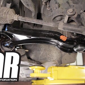 05-09 Mustang Lower Control Arm Install - Front FRPP GT500 Style M-3075-E