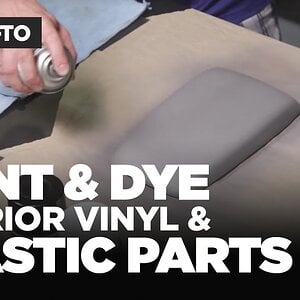 How to paint/dye interior vinyl and plastic parts - Mustang Tech (Fox Body, SN95 & S197)