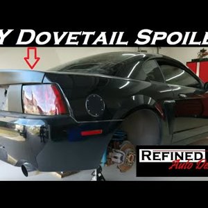 RAD03 - CUSTOM DOVETAIL SPOILER! Mustang Project Gets a Custom Shaved Decklid