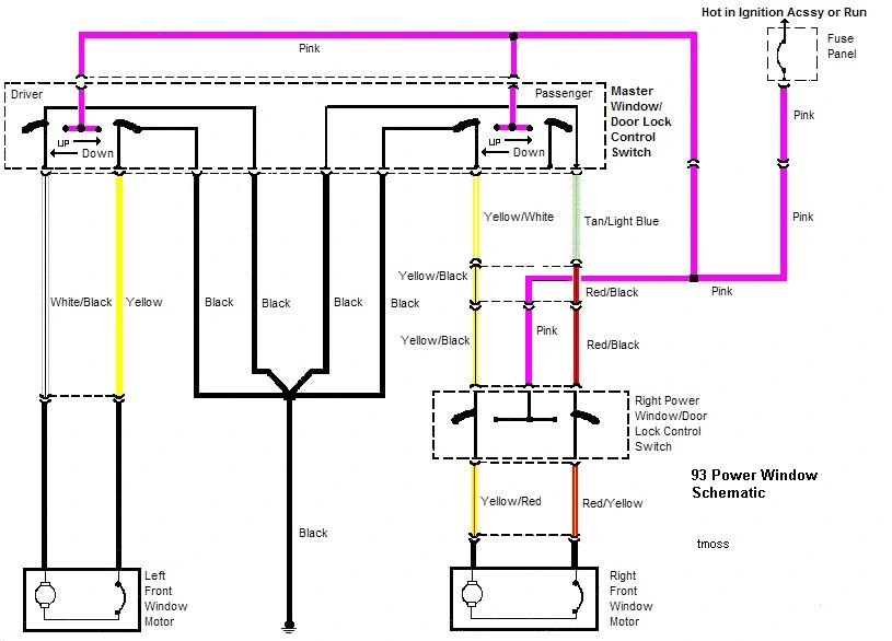 1993 Mustang Power Window Wiring Diagram.webp