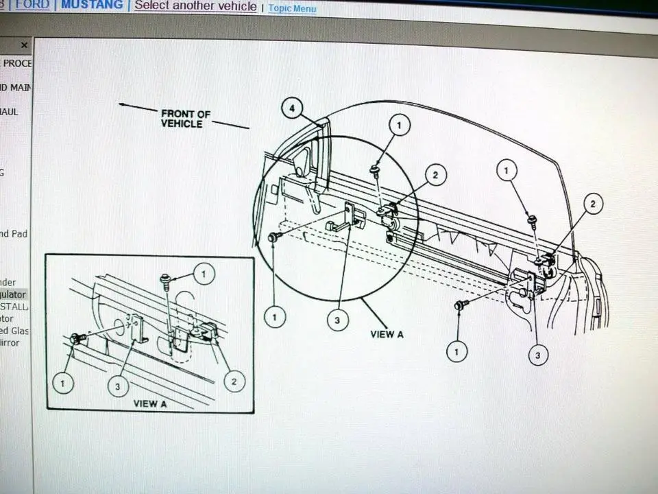 1998GTMustangpassengersidedoordiagr.webp