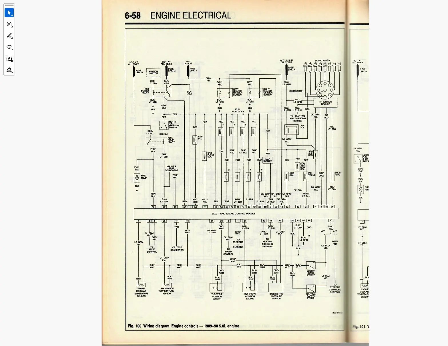89 5.0 engine controls diagram .webp