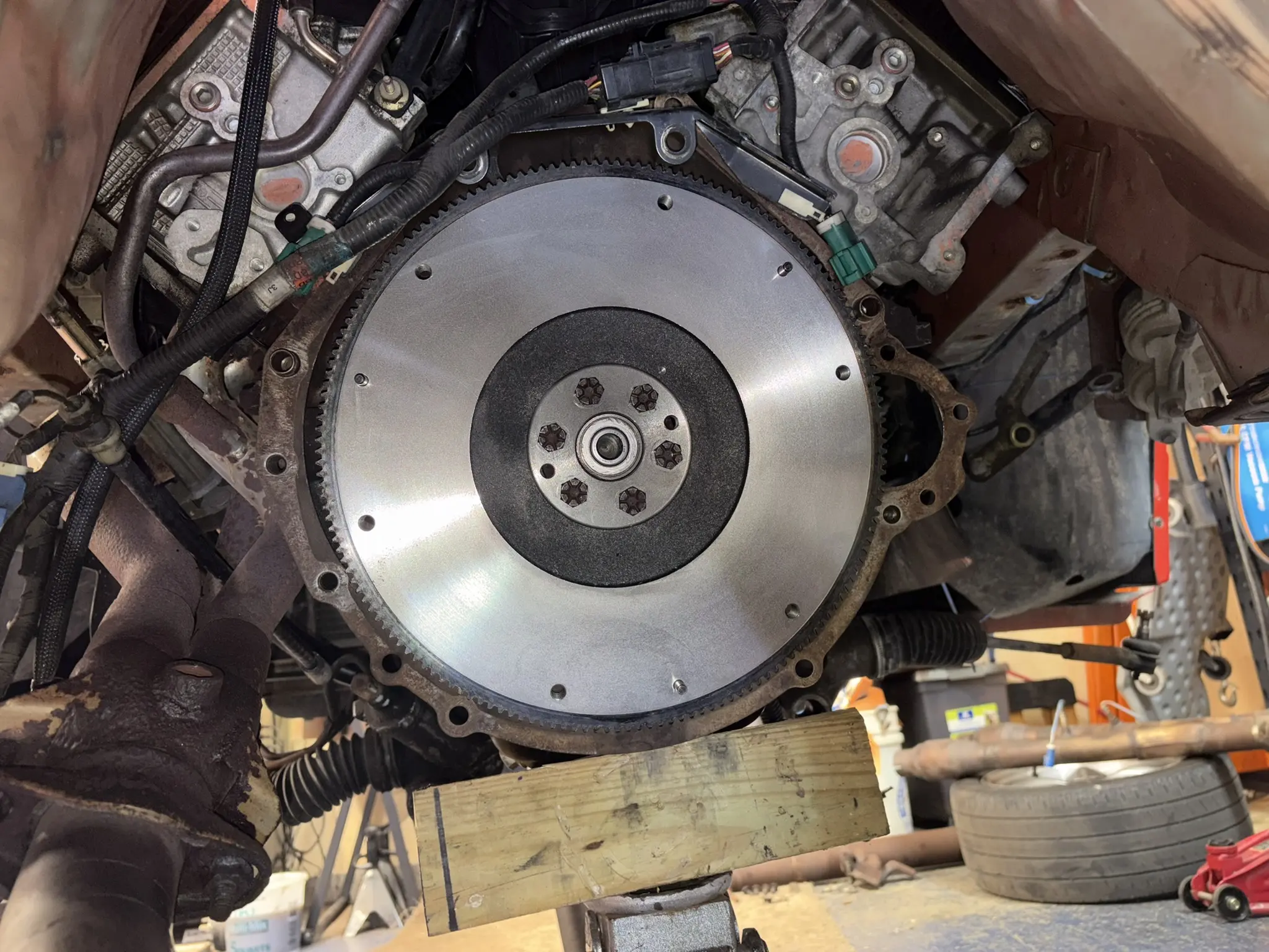 flywheel installed.webp