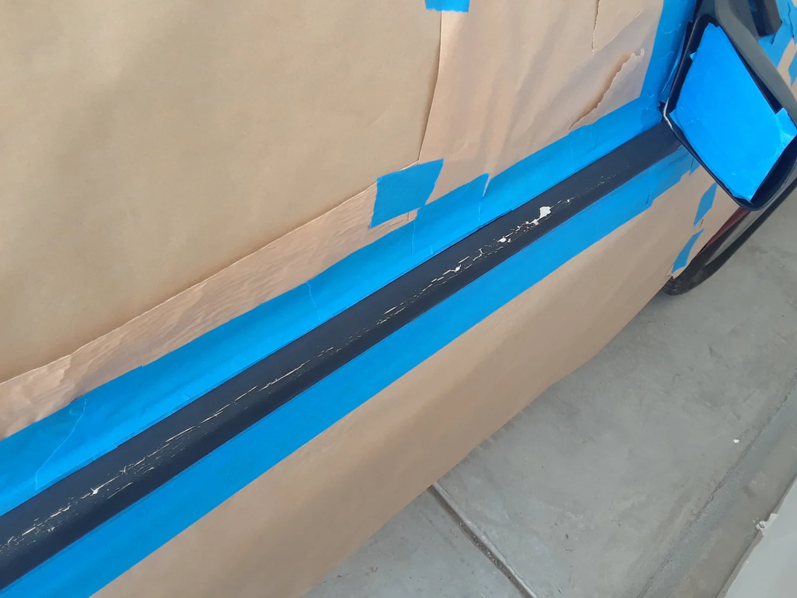 Pass Side door sill 2 Before.webp