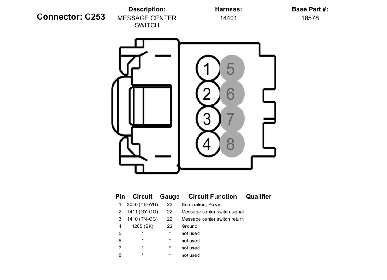 s197 C253 Message Center Pinout.webp