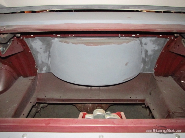 1969 Fastback package tray