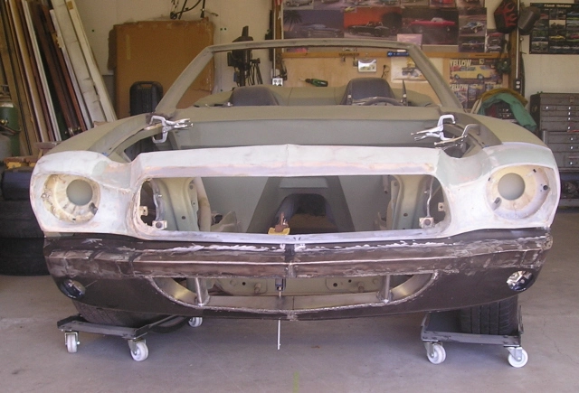 front view of nose