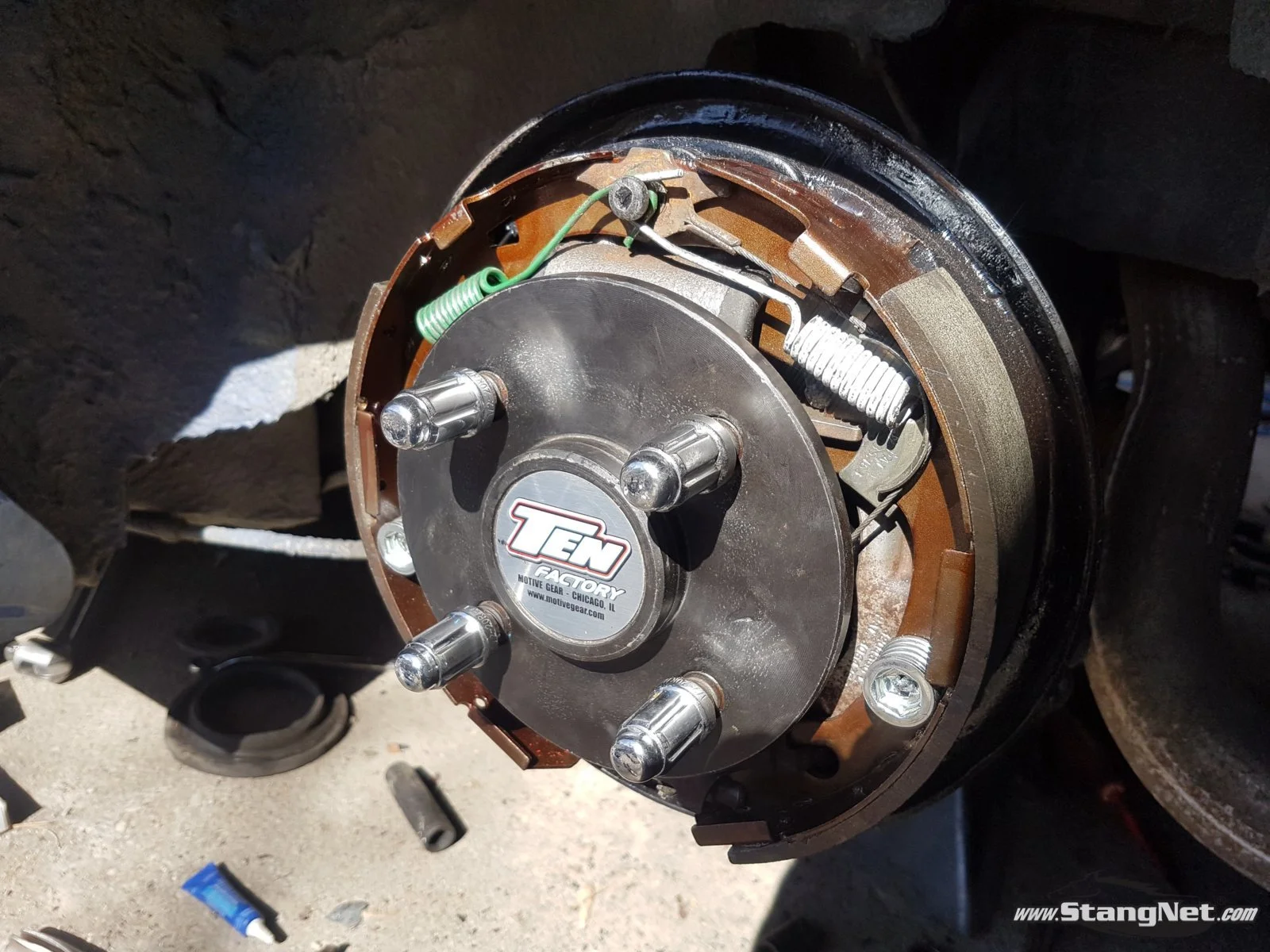 New Axles and Brakes