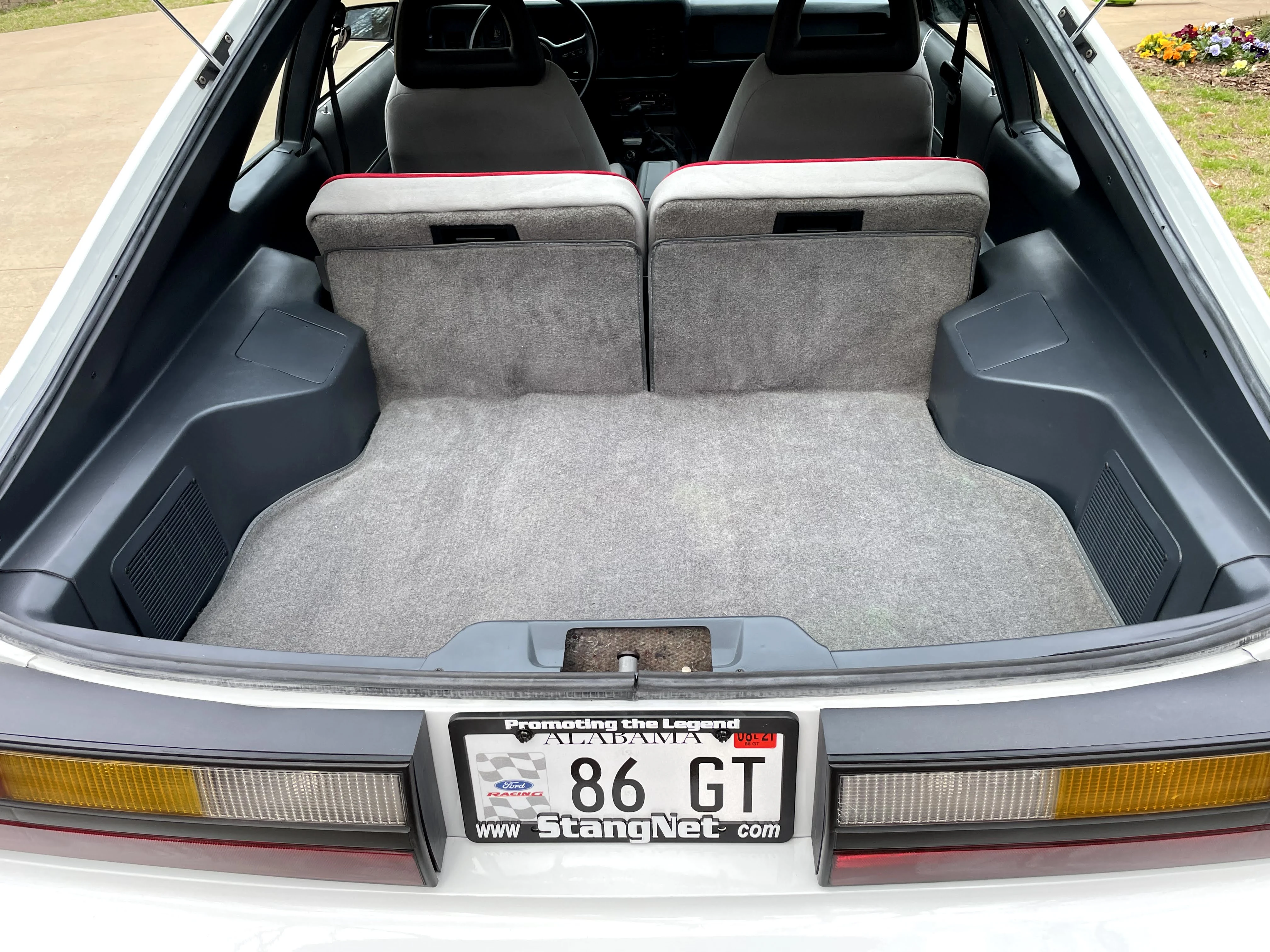 Rear hatch area